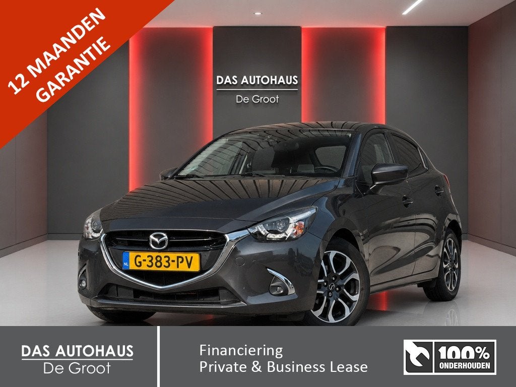 Mazda 2 1.5 Skyactiv-G GT-M | Camera | Trekhaak | LED | NL a, Auto's, Stof, Euro 6, Origineel Nederlands, Handgeschakeld