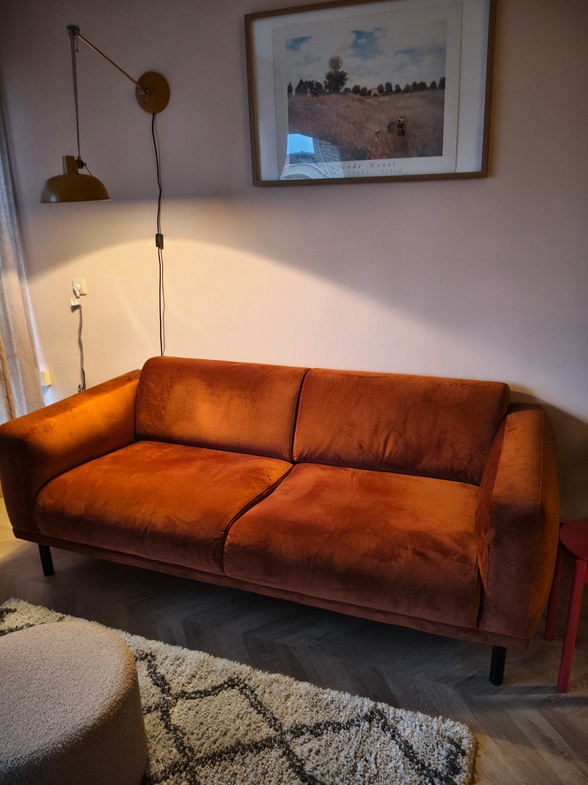 Leuke bank!, Ophalen, Gebruikt, 75 tot 100 cm, Stof