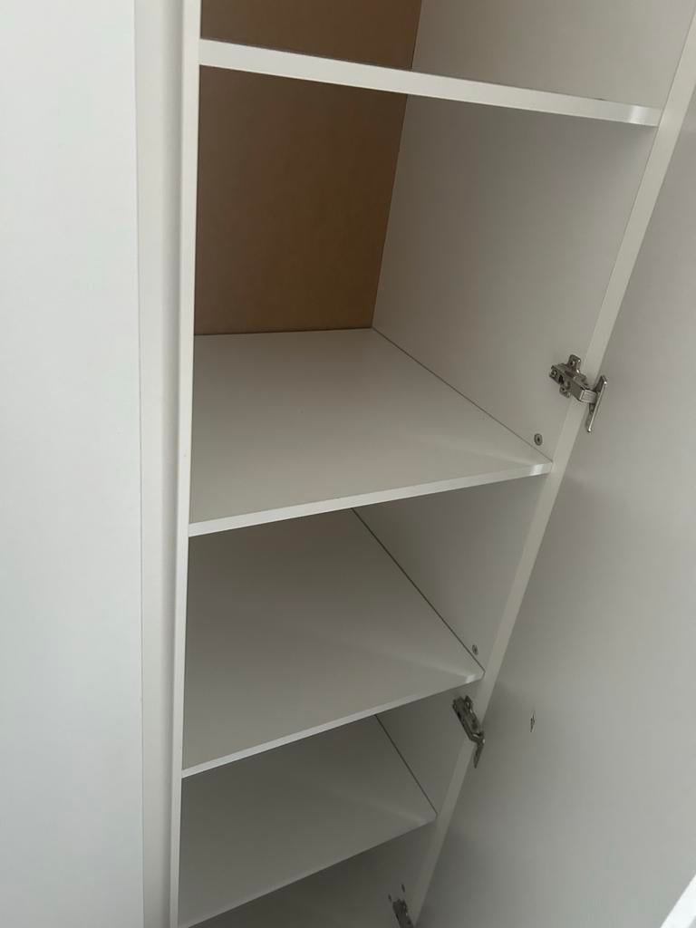 IKEA Kast met spiegel, hang- en liggedeelte, Ophalen, Gebruikt, 100 tot 150 cm, 200 cm of meer
