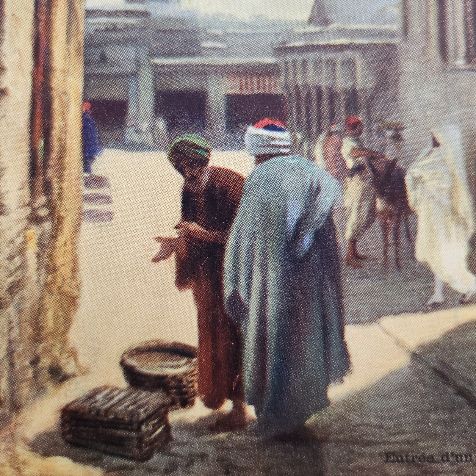 Oude ansichtkaart: Entrée d'un Souk, Buiten Europa, Verzenden, Voor 1920, Ongelopen, Buiten Europa