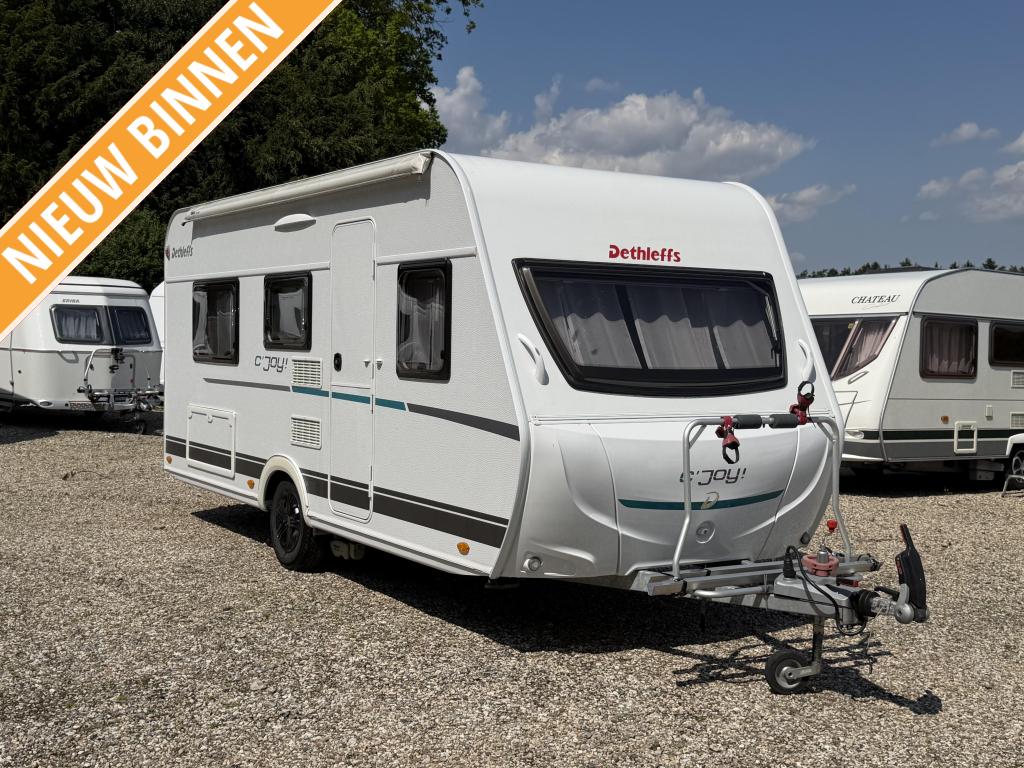 Dethleffs C'Joy 460 E Mover Fietsendrager Tent Luifel, Caravans en Kamperen, Caravans, Schokbreker, Bedrijf, Treinzit, Dethleffs