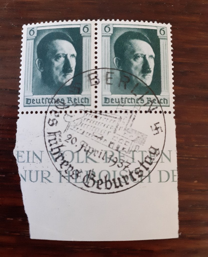 Duitse Rijk, zegels 3 en 4 uit blok 7, bieden vanaf € 1,25, Verzenden, Overige periodes, Gestempeld