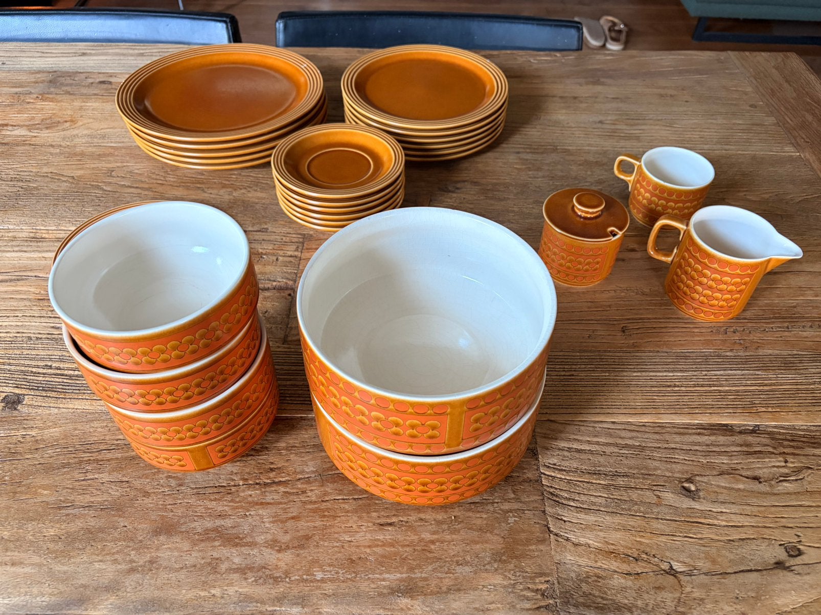 Hornsea, hornsea saffron, John Clappison, Antiek en Kunst, Antiek | Servies compleet, Ophalen