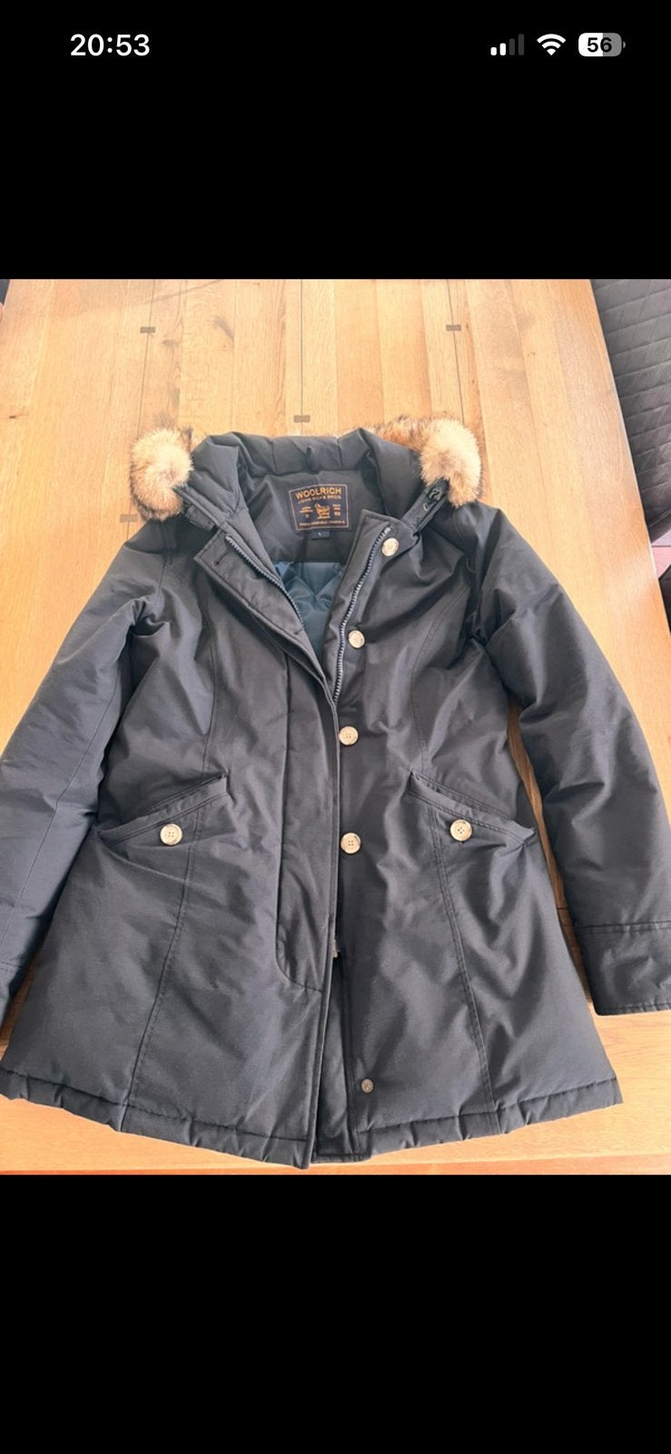 Woolrich Arctic parka, Ophalen of Verzenden, Zo goed als nieuw, Maat 38/40 (M), Blauw