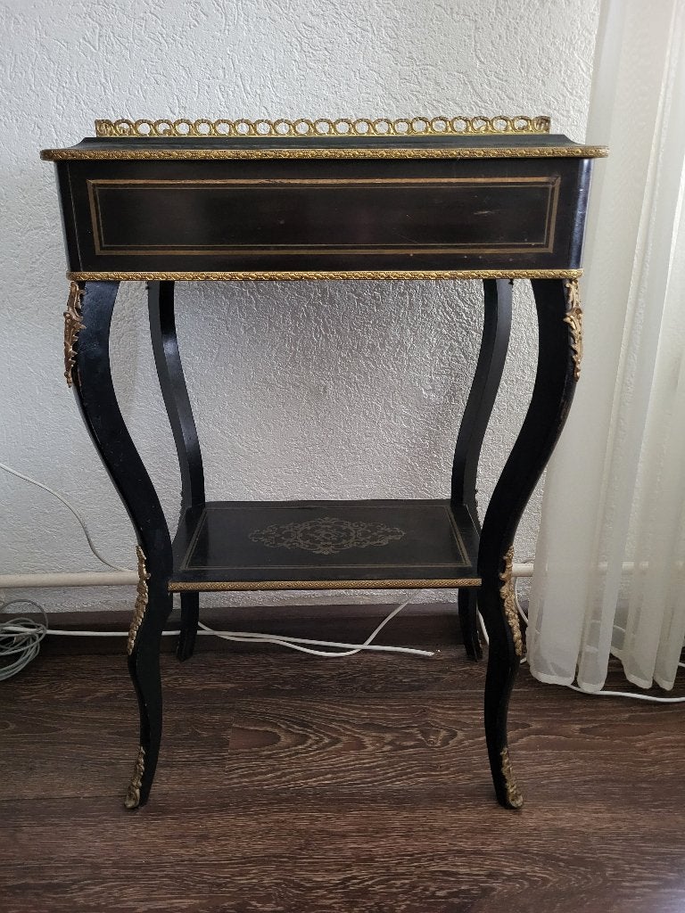 Antieke Franse bijzettafel Lodewijk XV Stijl, Ophalen