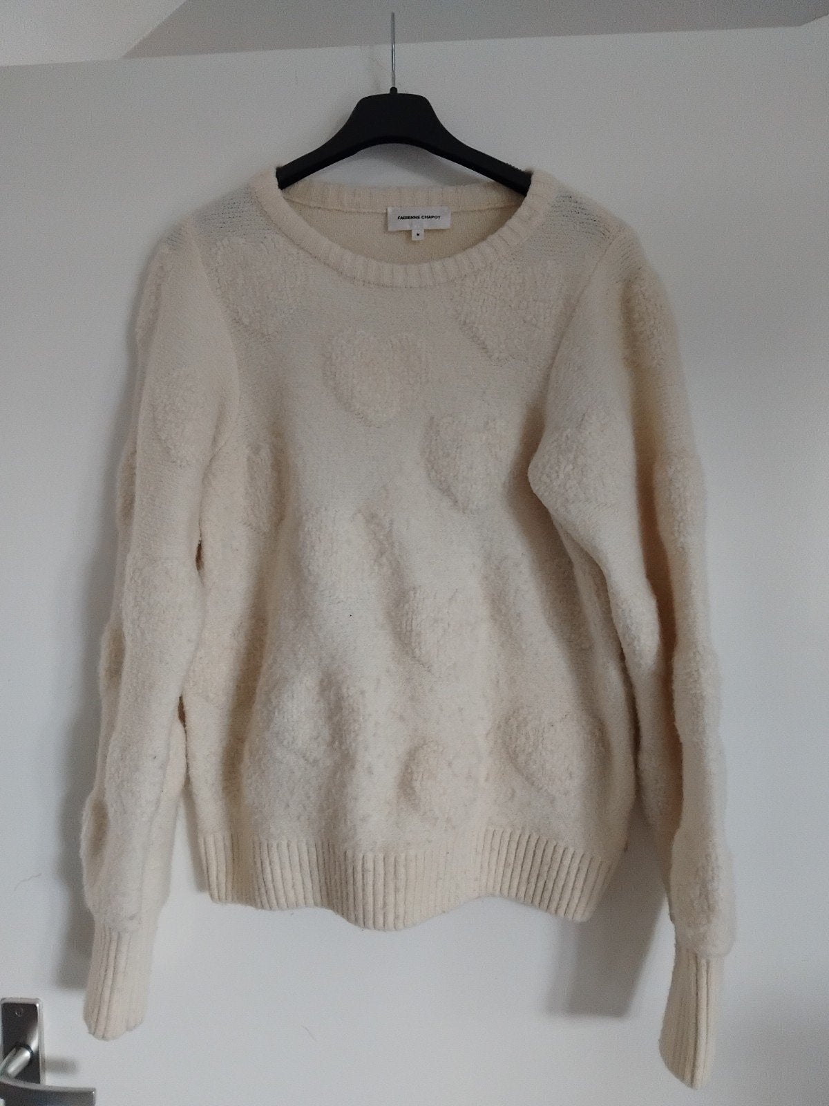 Fabienne Chapot Bibian Heart Pullover - Crème maat M, Maat 38/40 (M), Overige kleuren, Ophalen of Verzenden, Zo goed als nieuw
