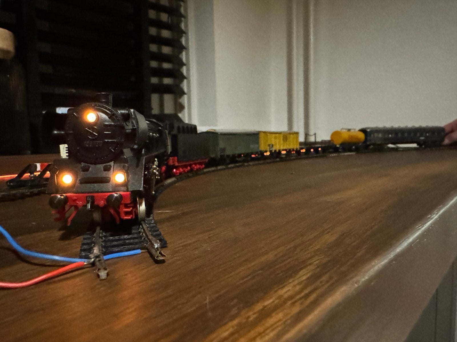 Fleischmann Treinset met Locomotief, Wagons en Rails, Gelijkstroom, Fleischmann, Ophalen of Verzenden, Analoog
