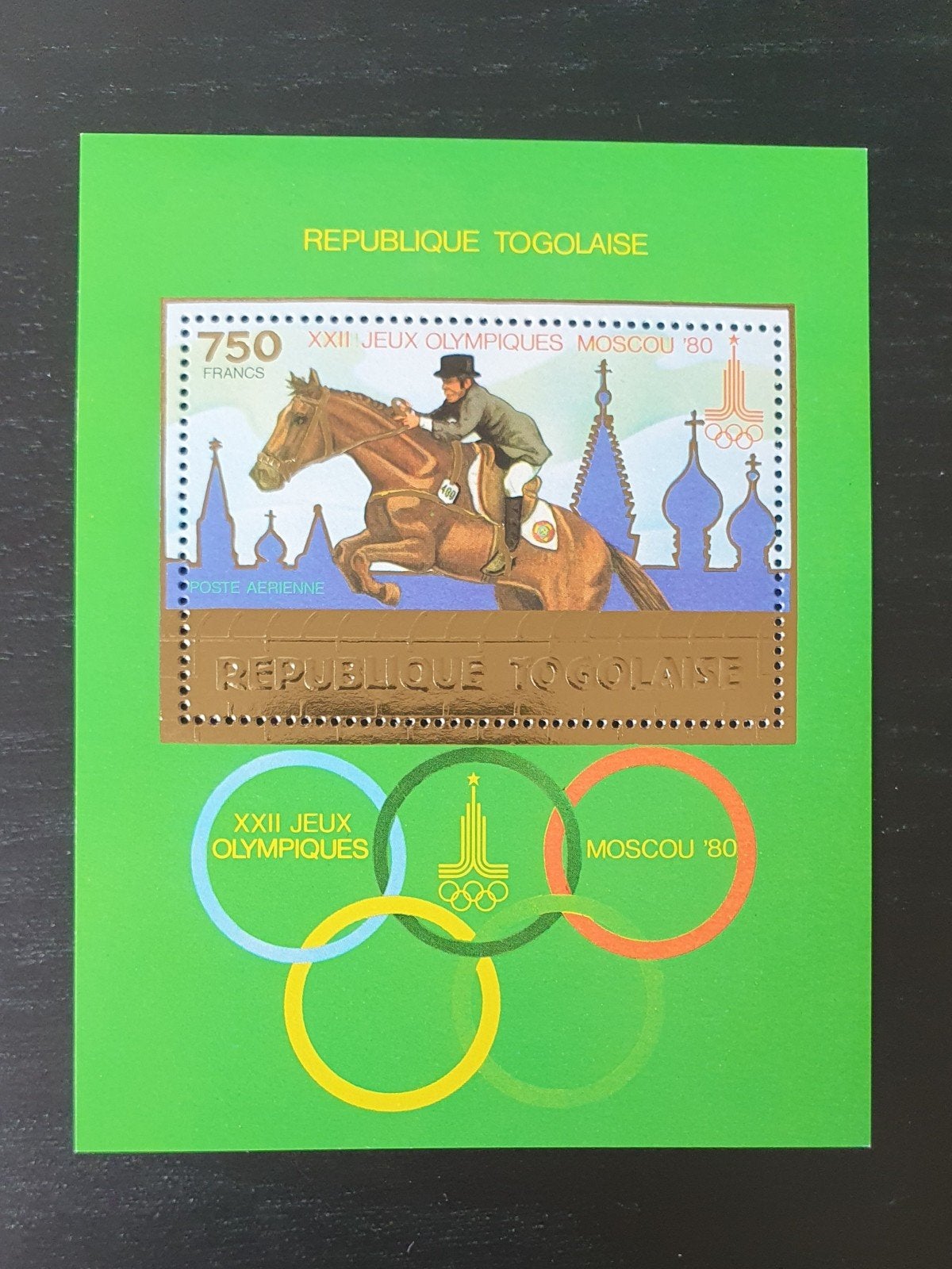 Togo 1980 Olympische Spelen Michel blok 156 postfris, Verzenden, Postfris, Sport