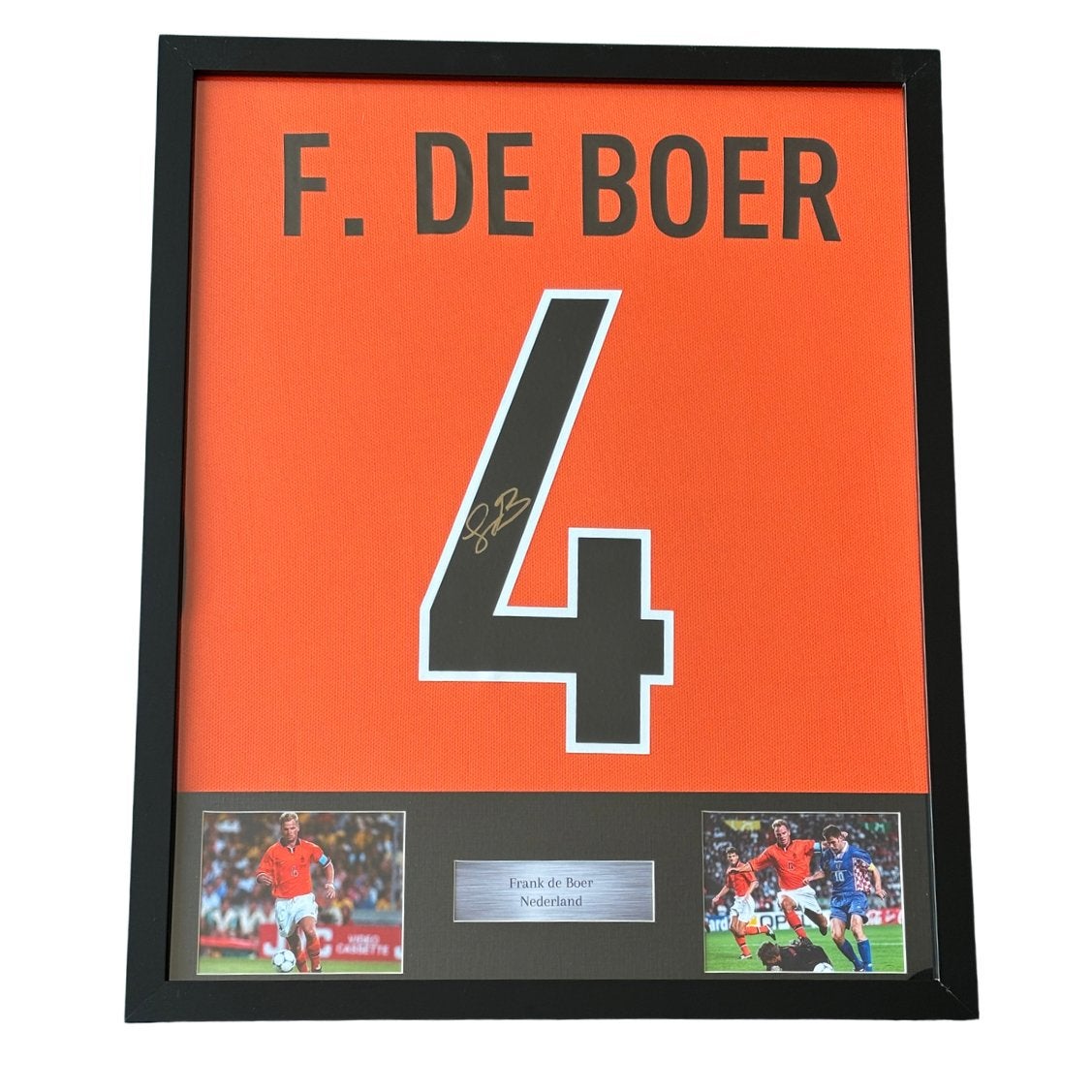 Frank de boer gesigneerd Nederland thuisshirt, Shirt, Verzenden, Overige binnenlandse clubs, 1695 CX, 28