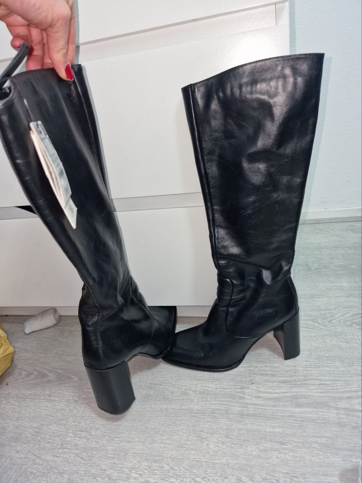 Nieuwe Zara Hoge Laarzen Zwart Maat 39, Hoge laarzen, Nieuw, Ophalen of Verzenden, Zara