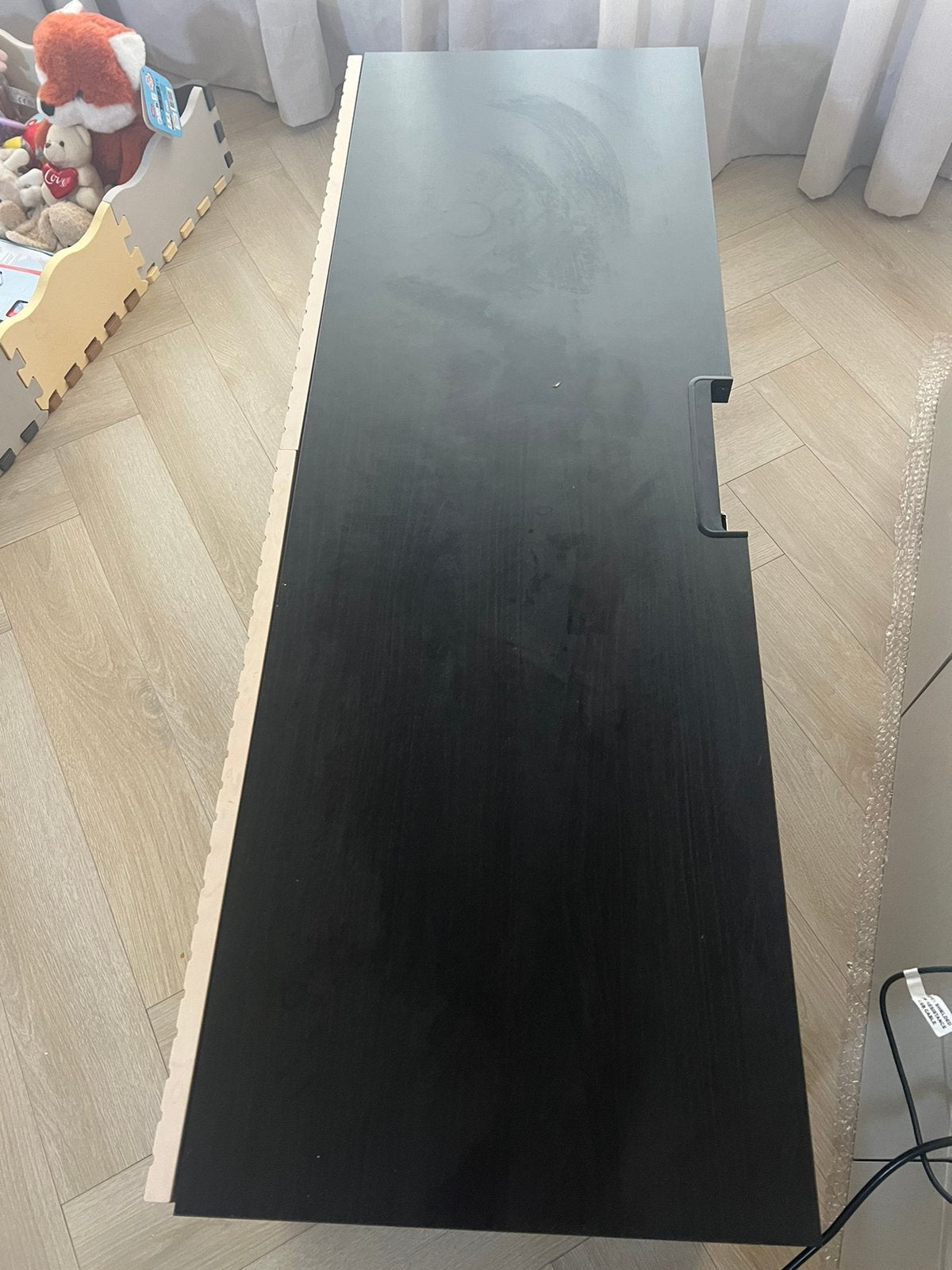 Tv meubel Besta, Ophalen, 100 tot 150 cm, Zo goed als nieuw, Minder dan 100 cm