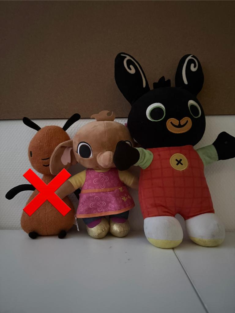 Bing en Sula knuffel, Ophalen of Verzenden, Zo goed als nieuw, Overige typen