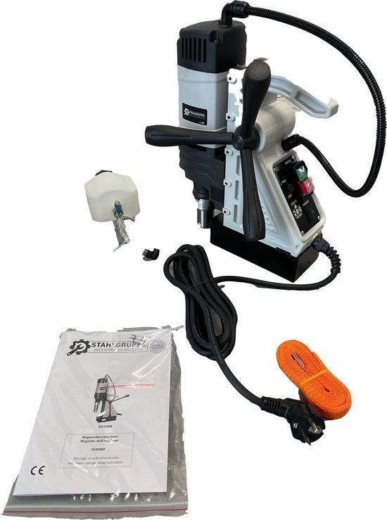 Stahlgruppe SG450M Magneetboormachine Inc Kernboorset!, Ophalen of Verzenden, Nieuw, 600 watt of meer, Boormachine