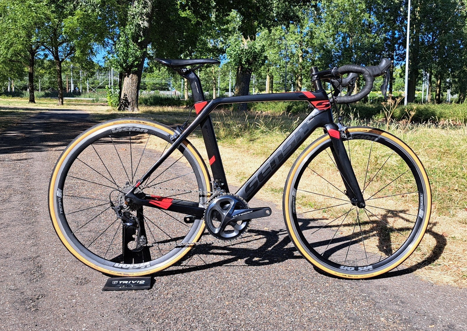 Sensa Giulia volledig ultegra maat 52, 28 inch, Gebruikt, Carbon, Meer dan 20 versnellingen