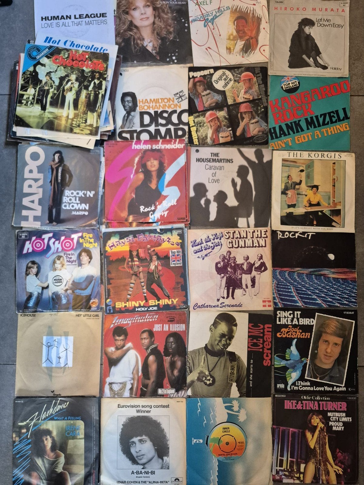 Foto 4 van Grote collectie 1245 stuks 7 inch vinyl singles- pop, rock..