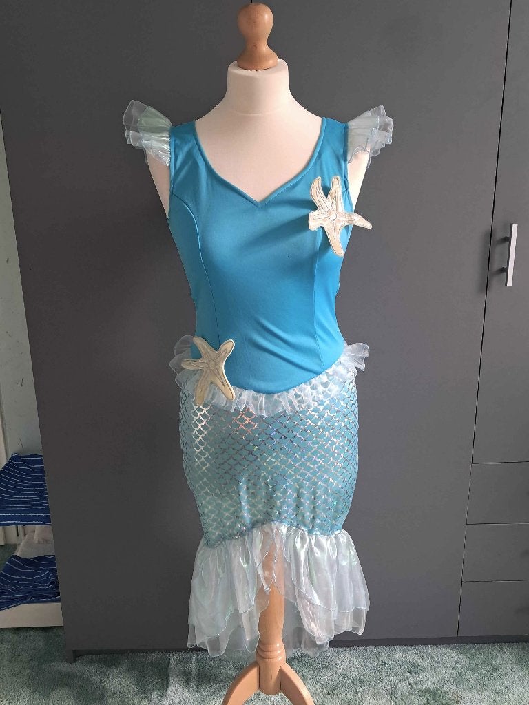 Zeemeermin Jurk / Kostuum, Kleding | Dames, Jurken, Blauw, Ophalen of Verzenden, Maat 36 (S), Boven de knie
