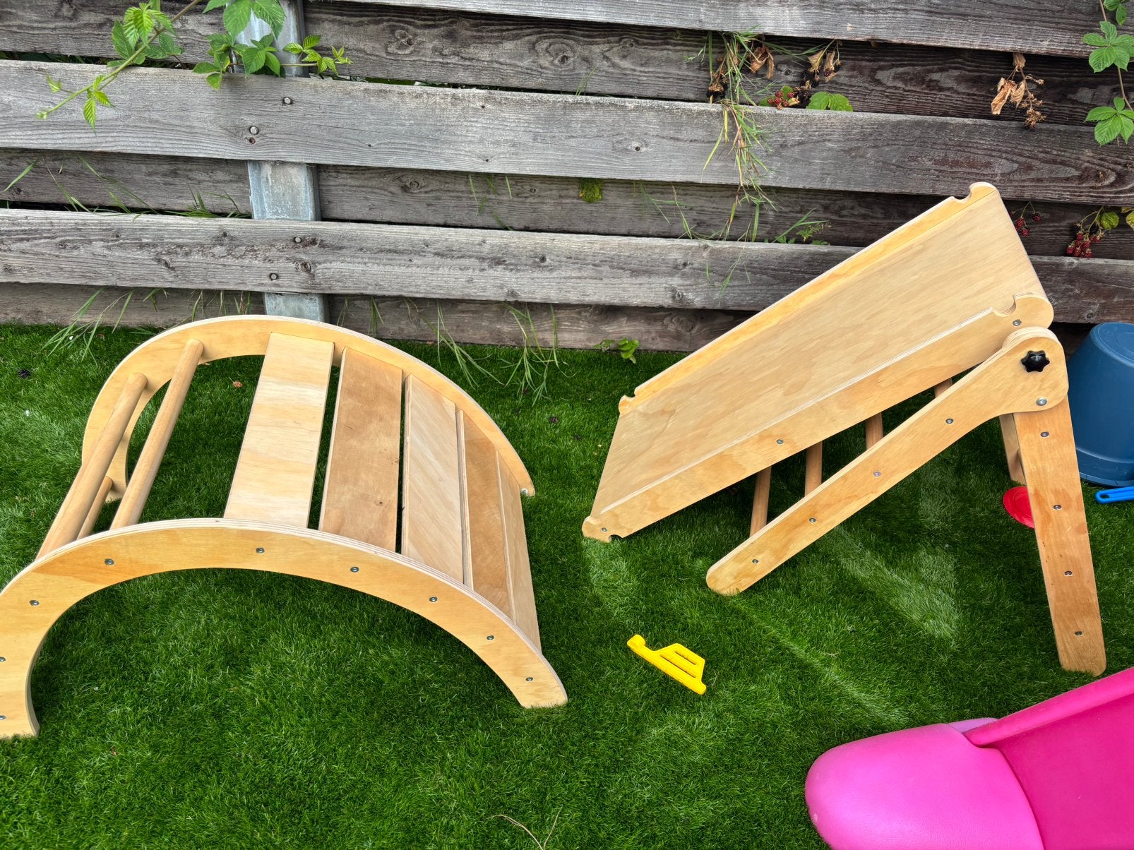 Klimtoestel hout, Kinderen en Baby's, Speelgoed | Buiten | Speeltoestellen, Ophalen, Zo goed als nieuw, Overige typen
