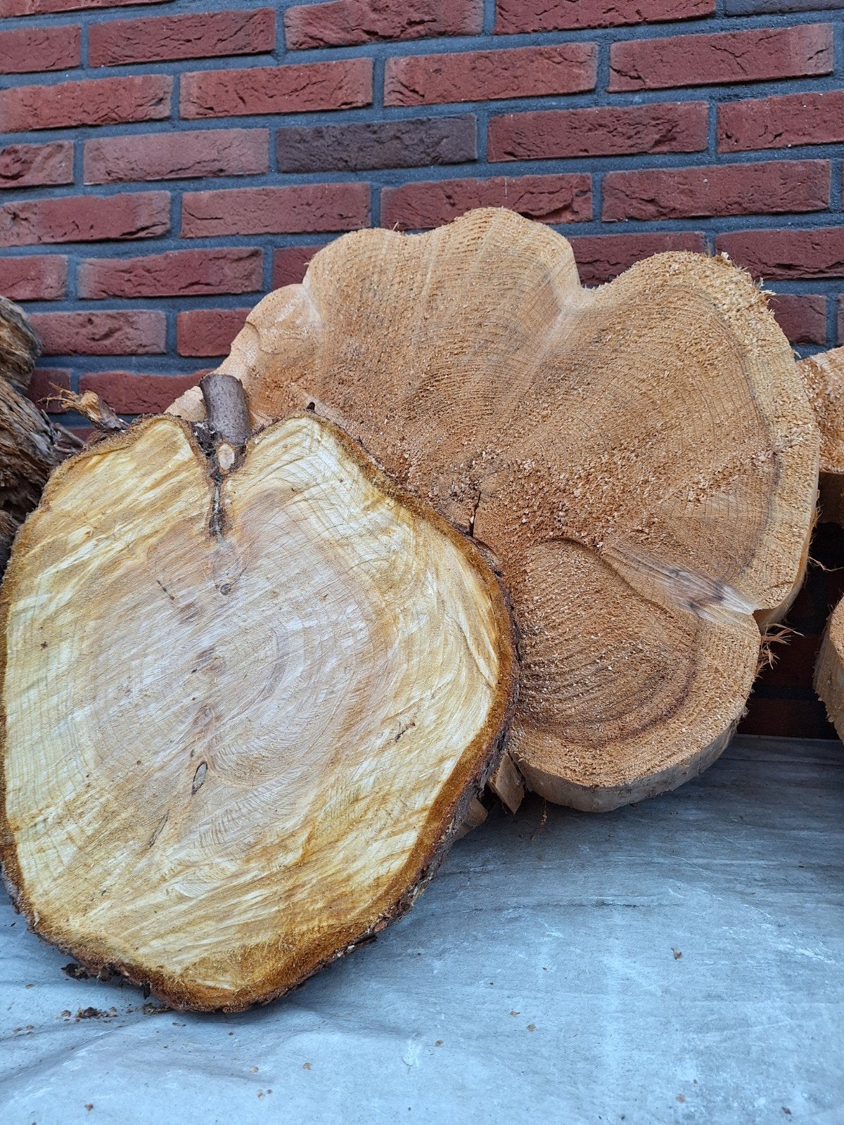 Decoratieve Houtschijven - Ideaal voor Tuin of Interieur, Tuin en Terras, Minder dan 3 m³, Ophalen of Verzenden, Overige houtsoorten