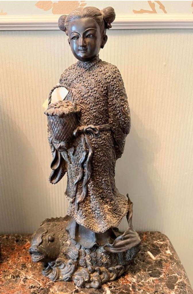 Bronzen beeld, Antiek en Kunst, Antiek | Koper en Brons, Ophalen of Verzenden