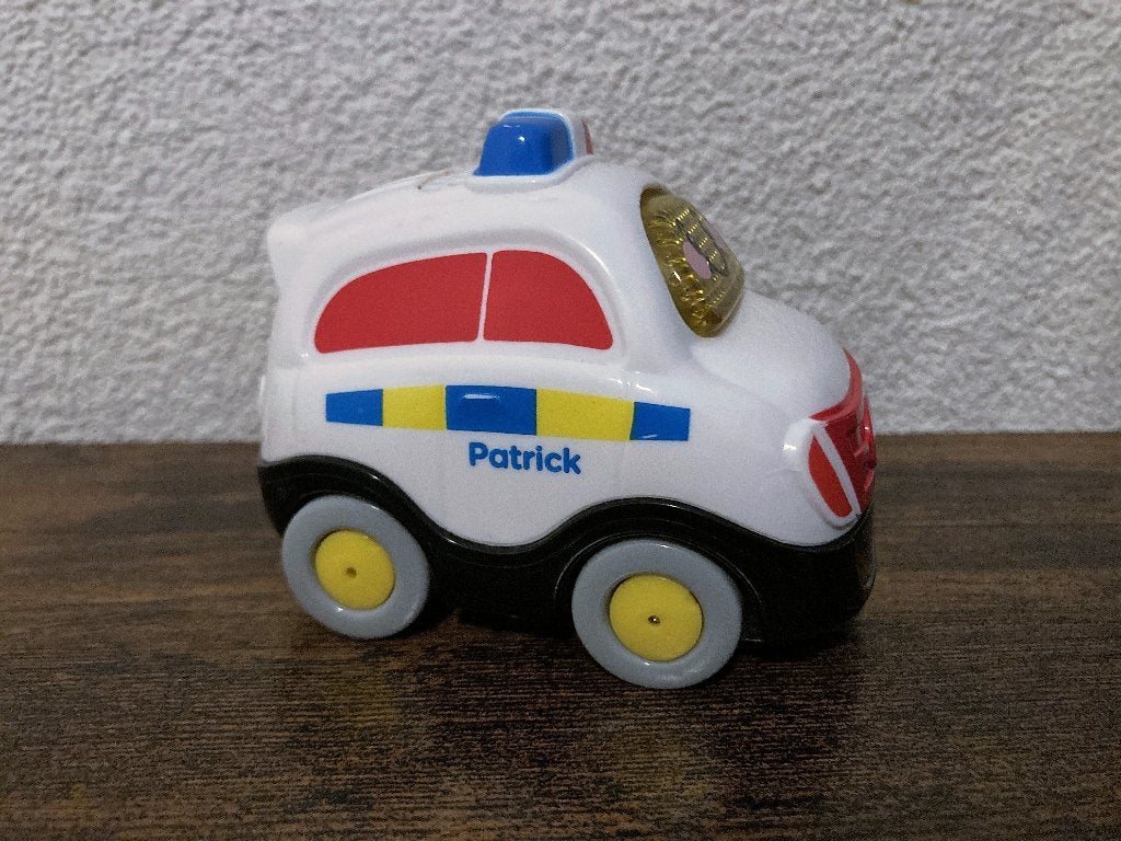 Vtech Toet Toet auto's Patrick Politie in PRIMA staat., Ophalen of Verzenden, Gebruikt, 2 tot 4 jaar
