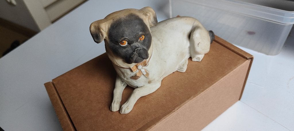 Porseleinen Boxerbeeldje, Antiek en Kunst, Ophalen of Verzenden