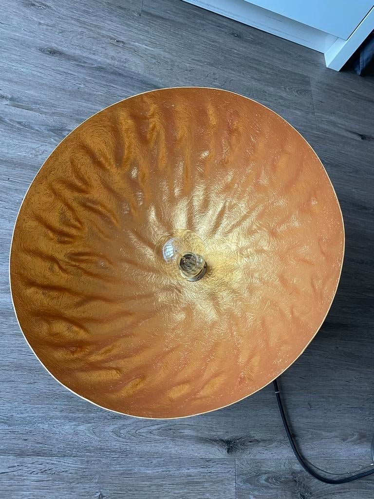 Hanglamp Zwart Goud 50 cm - Magna, Huis en Inrichting, Lampen | Hanglampen, Ophalen of Verzenden, Gebruikt, Kunststof, Minder dan 50 cm