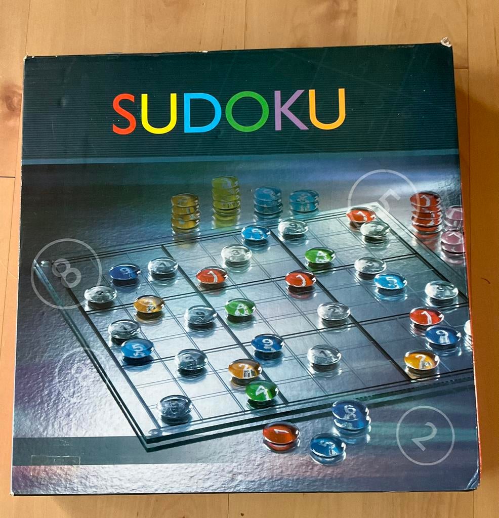 Glazen Sudoku, Ophalen of Verzenden, Zo goed als nieuw