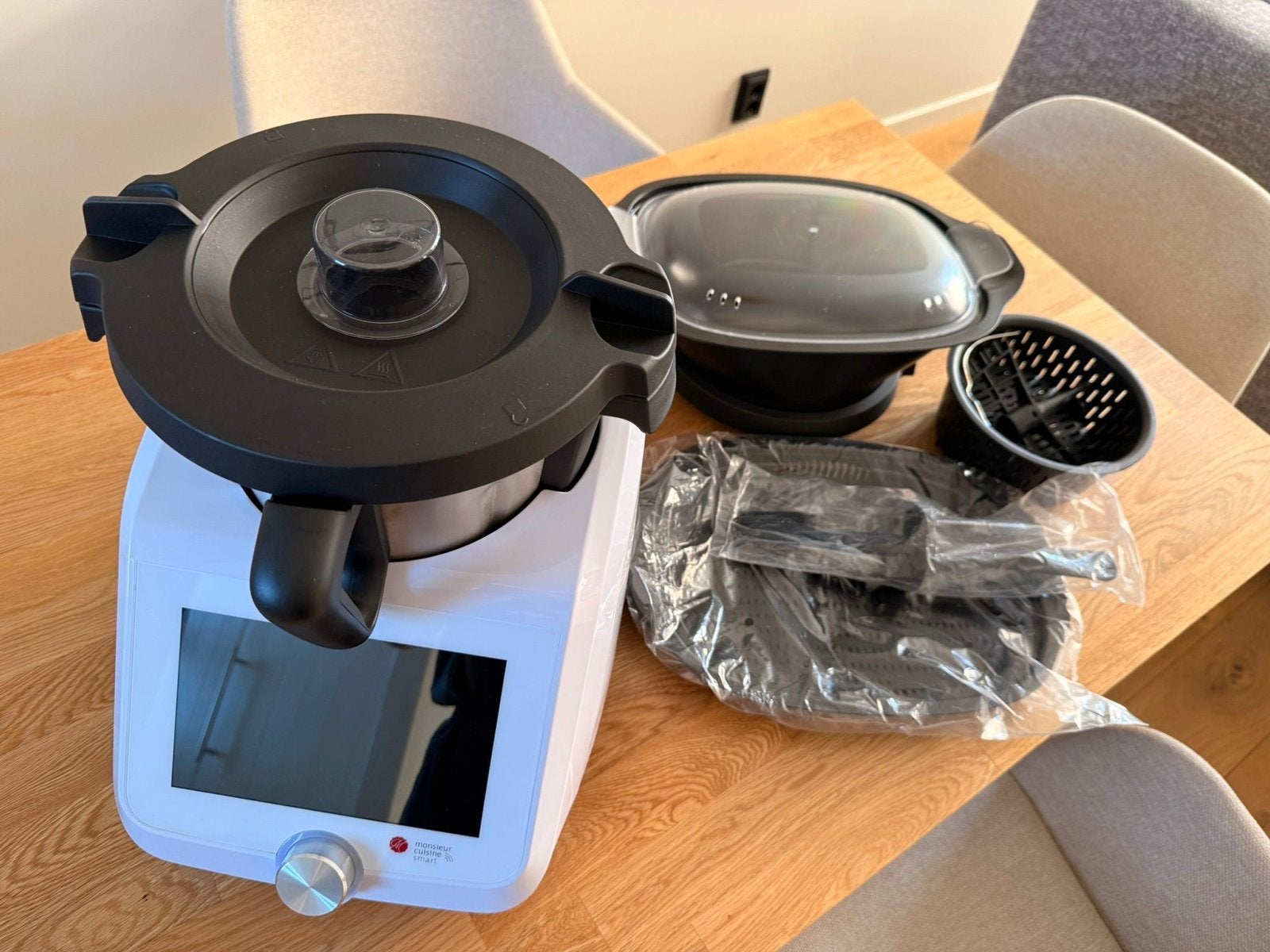 Monsieur Cuisine Smart - Keukenmachine met kookfunctie, Witgoed en Apparatuur, Keukenmixers, Ophalen of Verzenden, Zo goed als nieuw