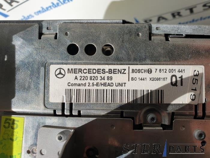 Navigatie Systeem van een Mercedes S-Klasse, Gebruikt, -, Ophalen of Verzenden, -