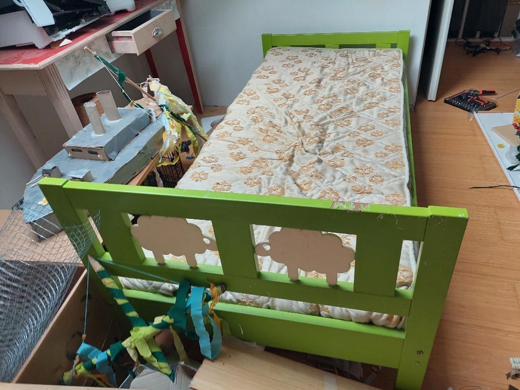 kinderbed, Gebruikt, 70 tot 85 cm, 160 tot 180 cm, Ophalen