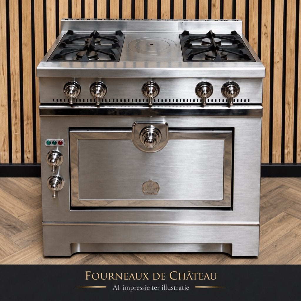 La Cornue Grand Maman Inox 90cm + Gasoven