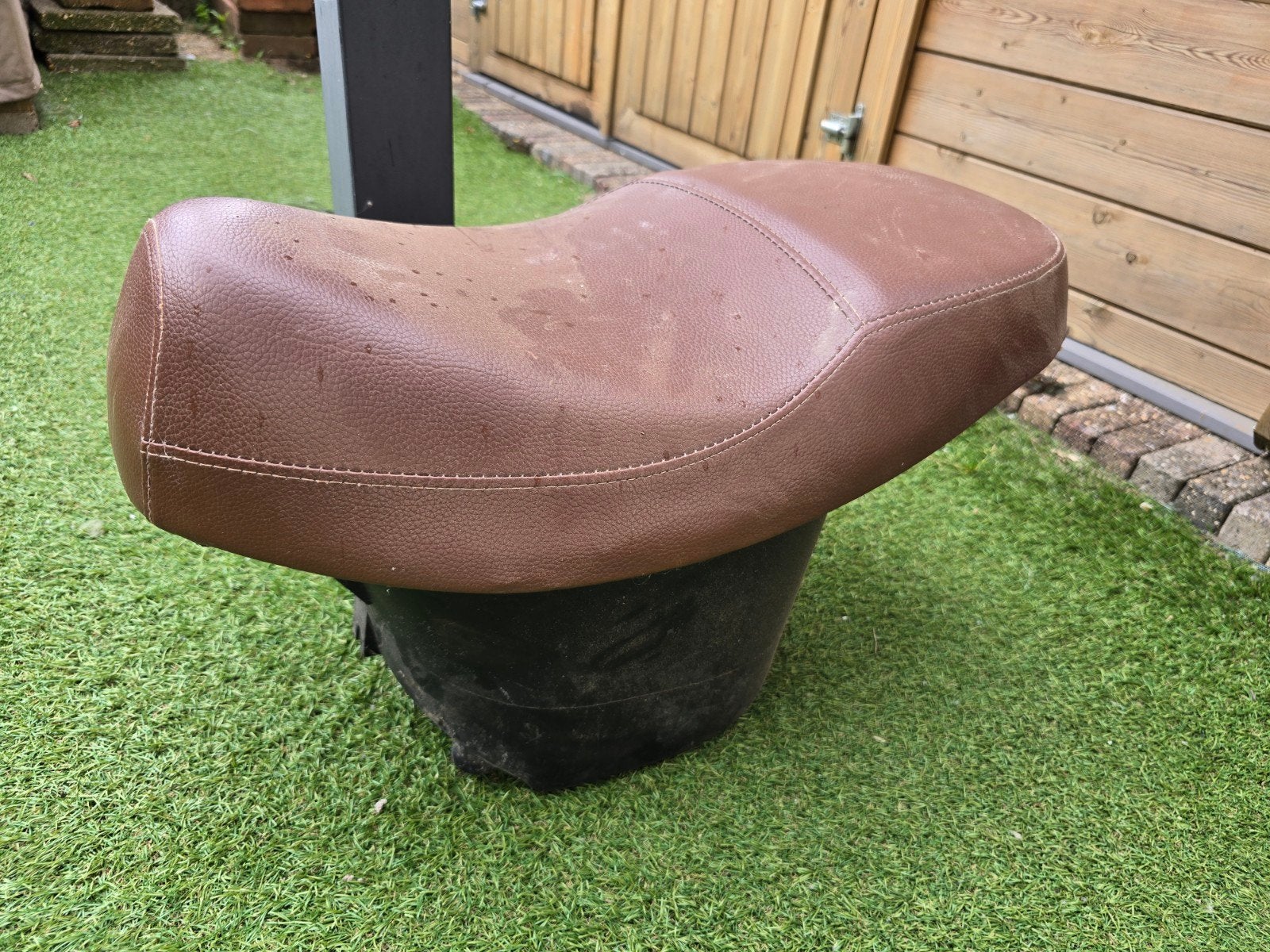 Santini Roma Scooter Zadel - Bruin, Ophalen, Gebruikt, Zadel, Overige merken