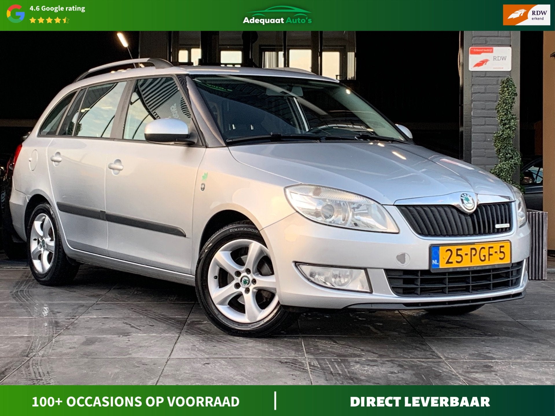 Skoda Fabia Combi 1.2 TDI Greenline|Airco|Cruise|Trekhaak, Voorwielaandrijving, Euro 5, Huisgarantie, 1199 cc