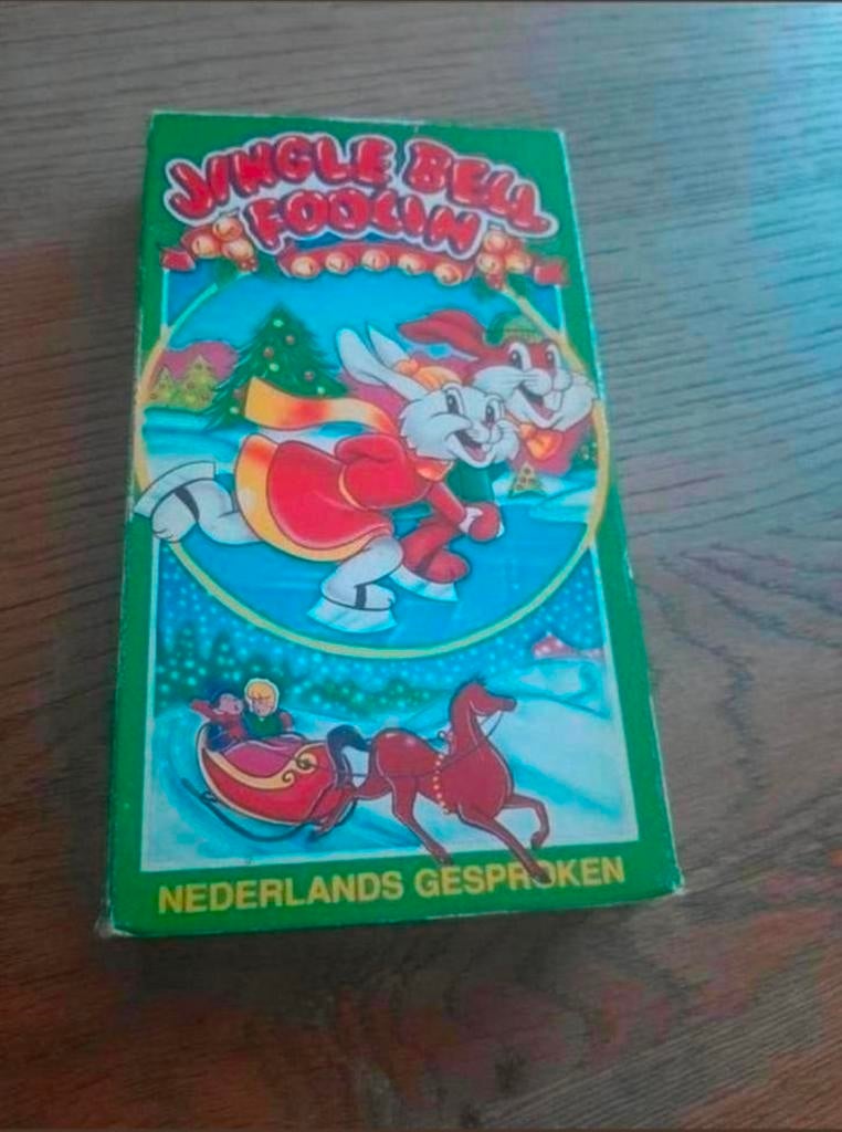 Jingle bell Foolin videoband. Kerst video., Alle leeftijden, Ophalen of Verzenden, Gebruikt, Tekenfilms en Animatie