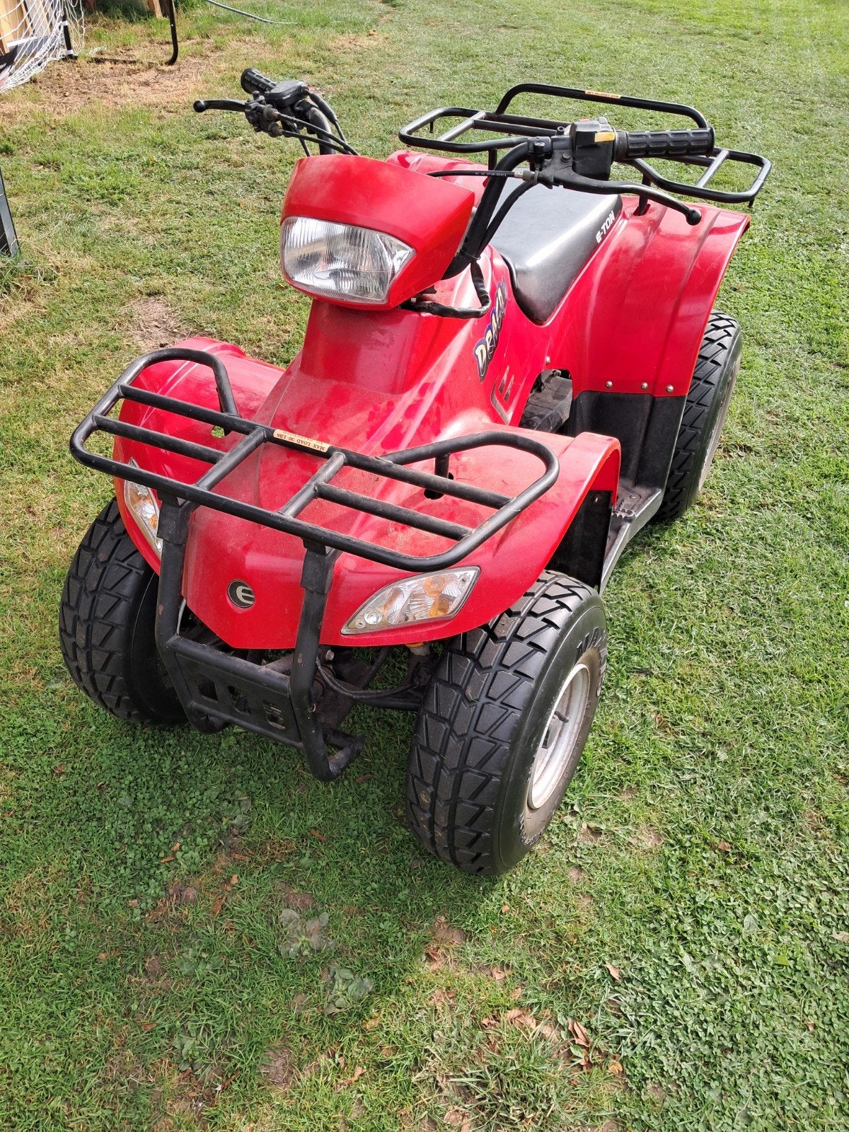 E-TON Drago Quad 50cc brommerkenteken, Ophalen of Verzenden, 50 cc