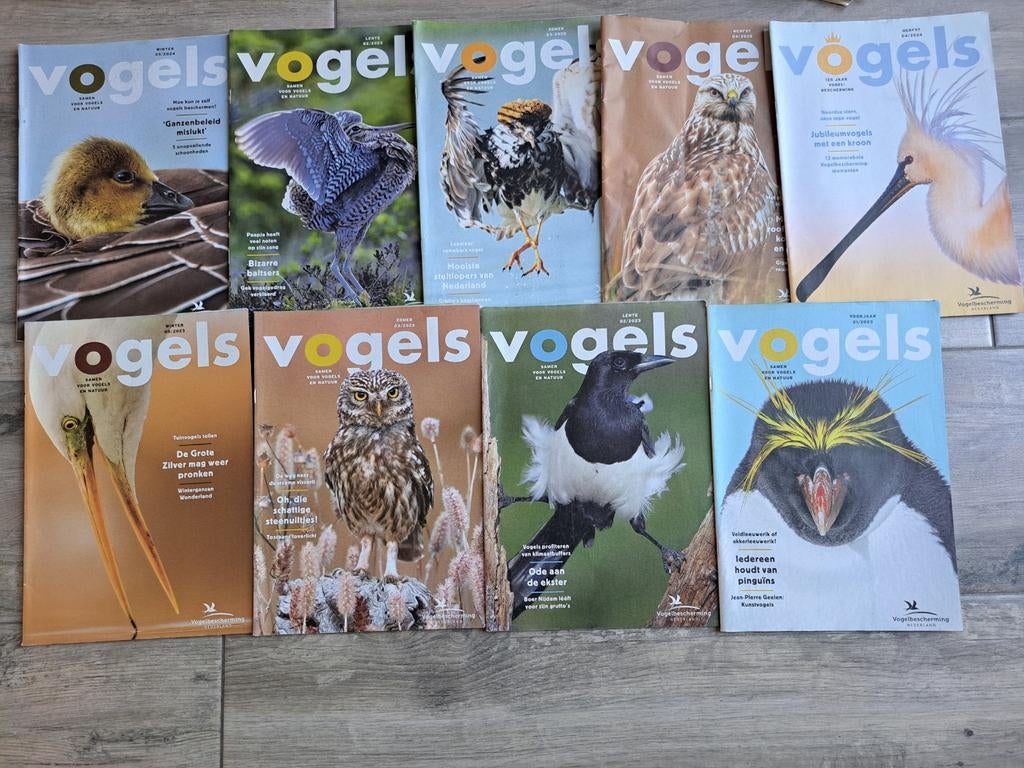 9x Vogels, Boeken, Tijdschriften en Kranten, Ophalen of Verzenden, Gelezen, Muziek, Film of Tv