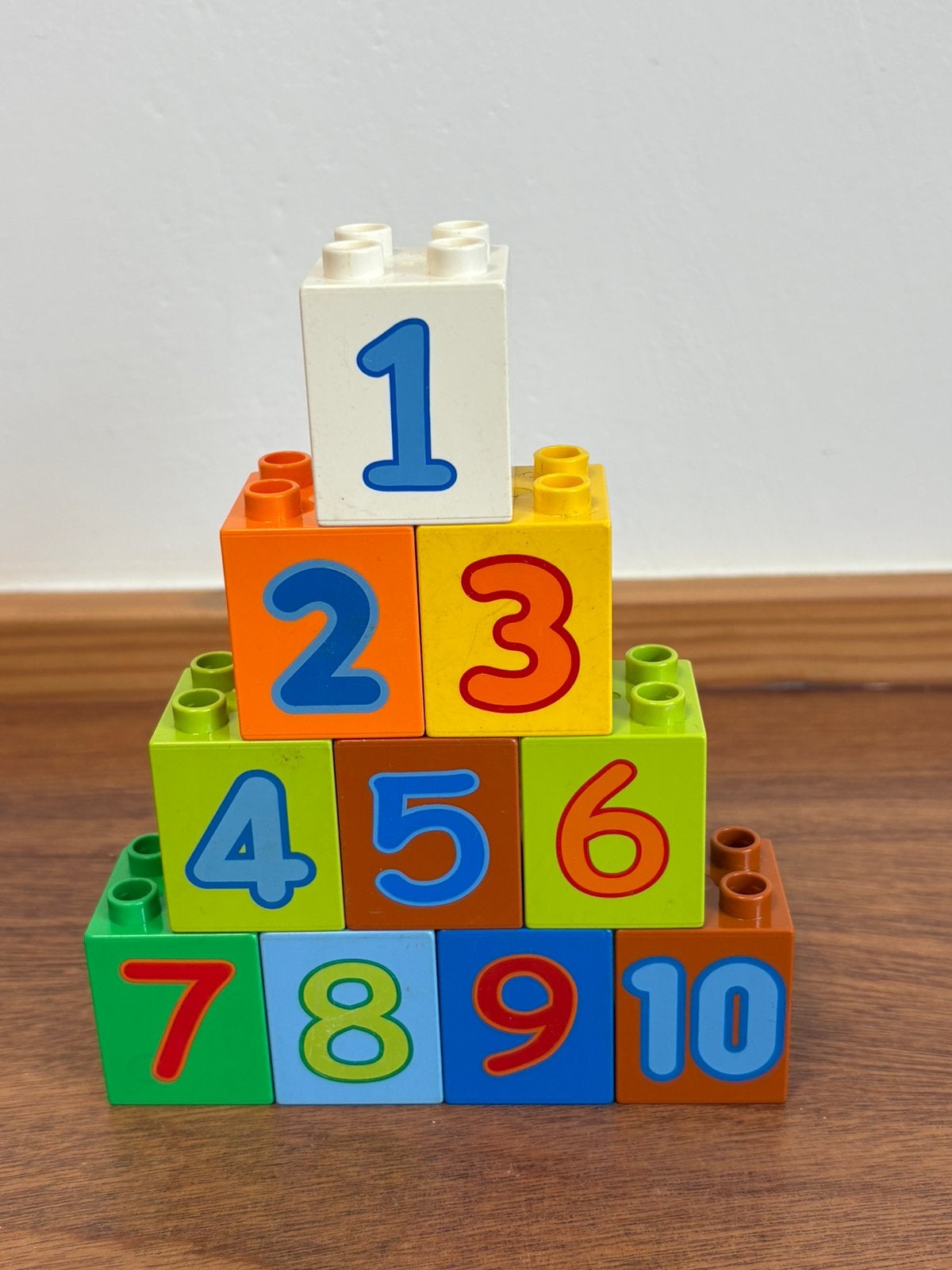 Duplo 2x2 nop hoog blok getallen 2, Ophalen of Verzenden, Zo goed als nieuw, Complete set, Duplo