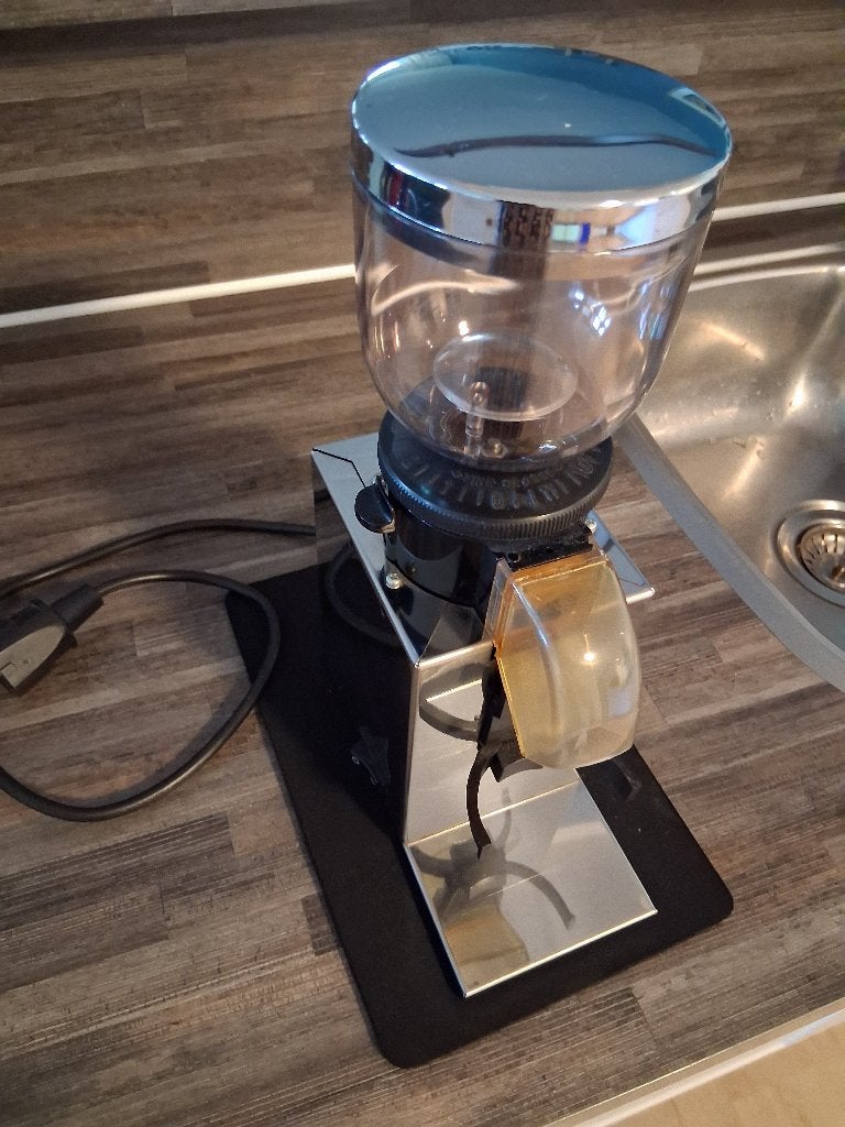 elektrische expresso koffiemolen Nemox, Ophalen of Verzenden, Zo goed als nieuw, Metaal