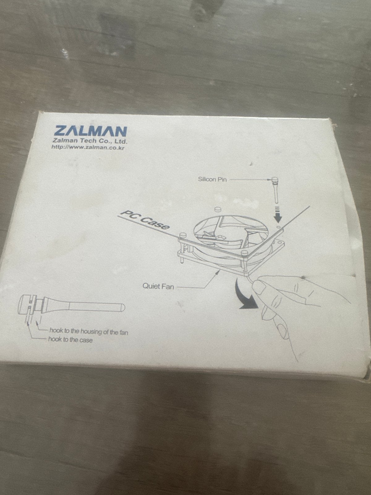 Zalman PC Case Quiet Fan - Stille Ventilator voor PC, Computers en Software, Computerkoelers, Ophalen, Nieuw, Luchtkoeling