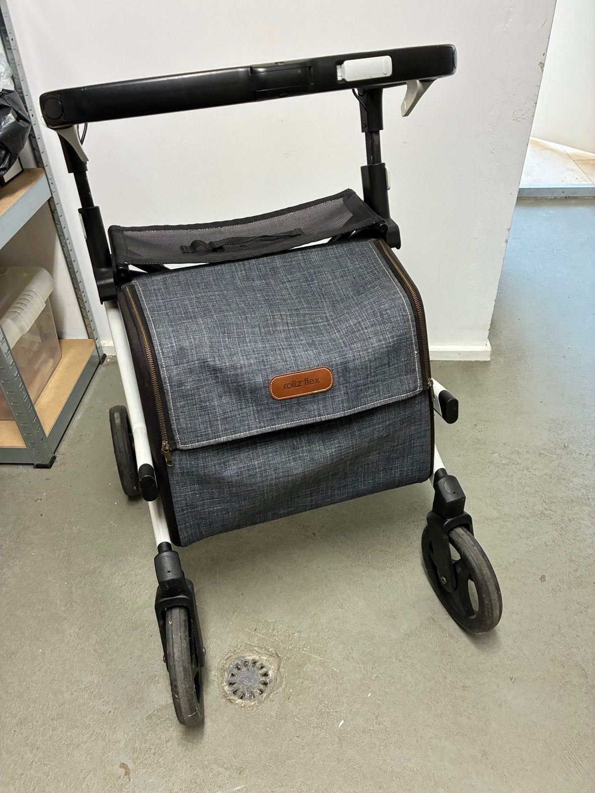 Rollz flex rollator, boodschappenrollator, Diversen, Rollators, Ophalen, Opvouwbaar, Gebruikt