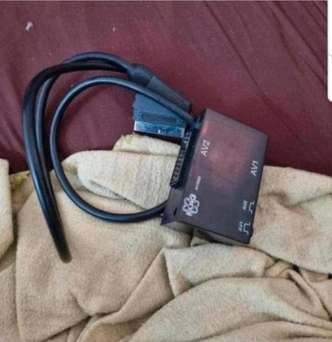 elro av5860 scart voor tv of video bieden, Ophalen of Verzenden, Gebruikt, Minder dan 2 meter, Scartkabel