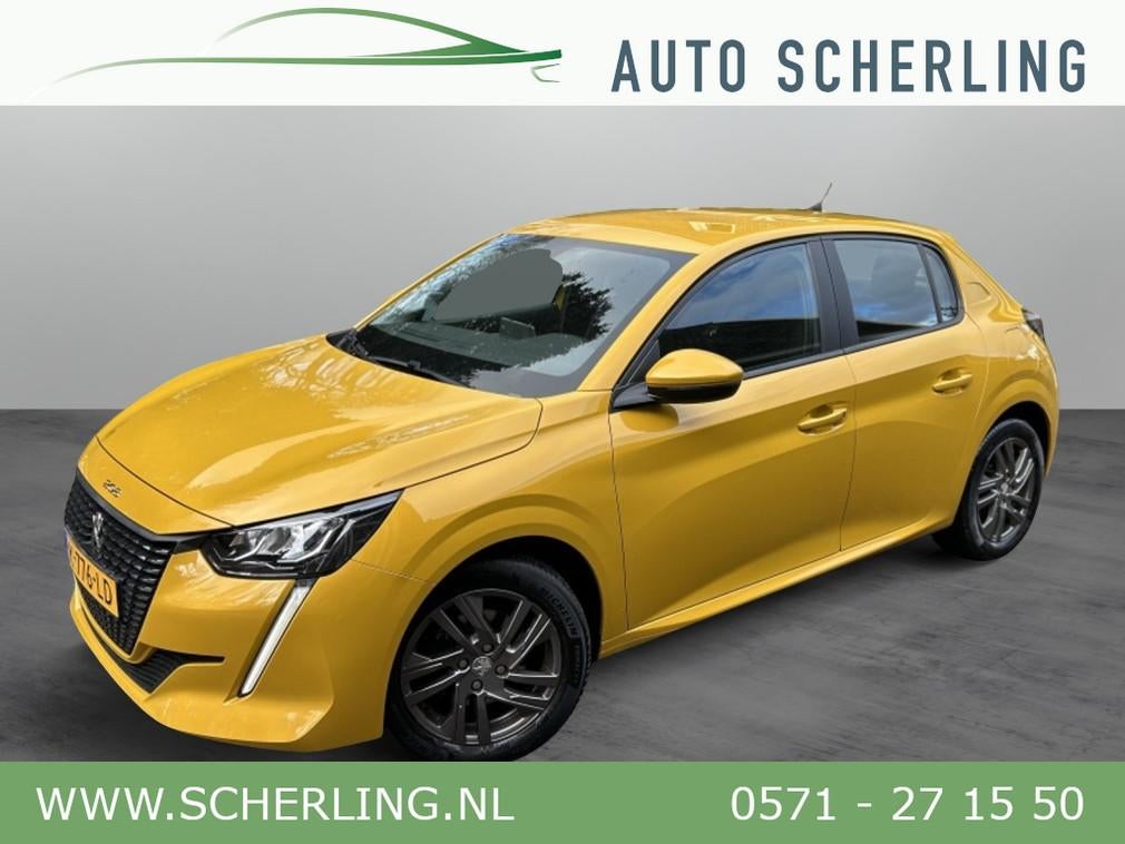 Peugeot 208 1.2 100pk Act. Pack Navi, CarPlay, PDC, LM-velge, Gebruikt, Euro 6, Met garantie (alle), Parkeersensor
