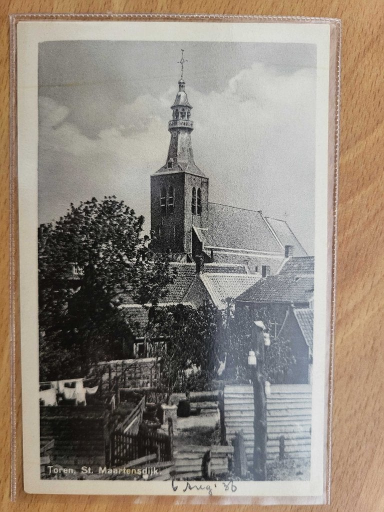 ansicht MAARTENSDIJK kerk, Ophalen, Voor 1920, Utrecht