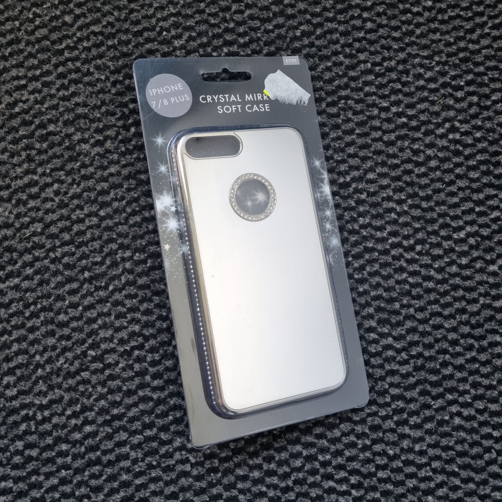 Zilveren iphone 7 / 8 plus hoesje spiegelhoesje crystal, Telecommunicatie, Mobiele telefoons | Hoesjes en Frontjes | Apple iPhone