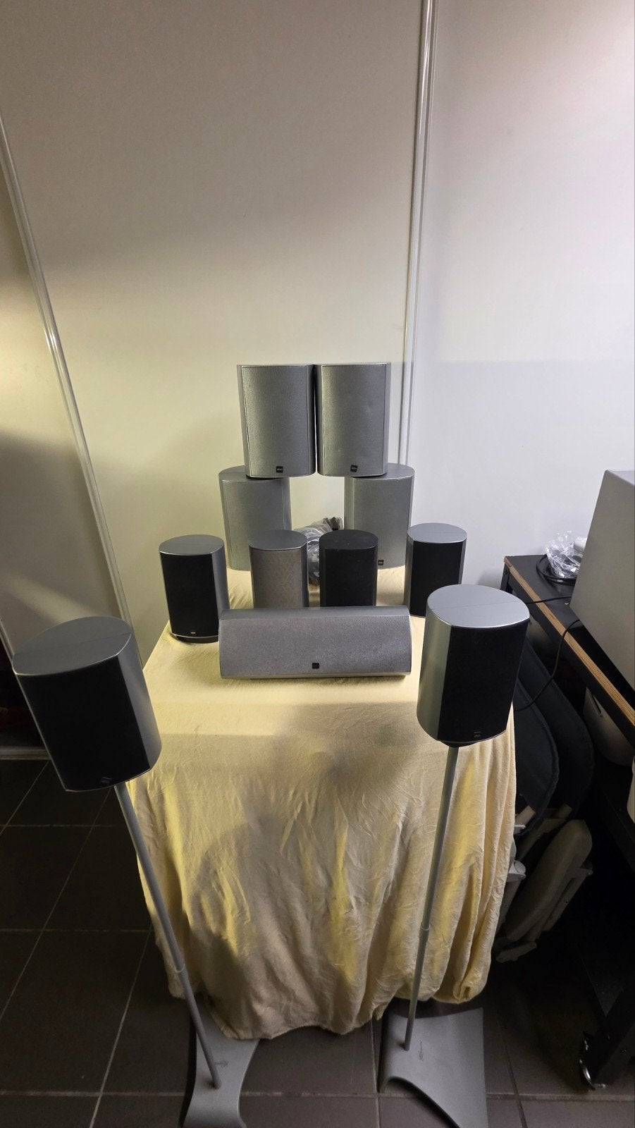 Jamo set Satelliet speakers.A 310,A340,A 330 SUB, Audio, Tv en Foto, Gebruikt, Speakerset, Geschikt voor surround/home cinema