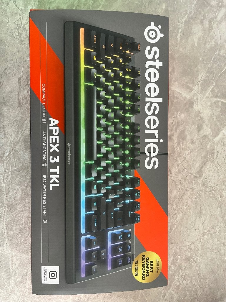 SteelSeries APEX 3 TKL, Computers en Software, Toetsenborden, Gaming toetsenbord, Ophalen of Verzenden, Zo goed als nieuw, Qwerty