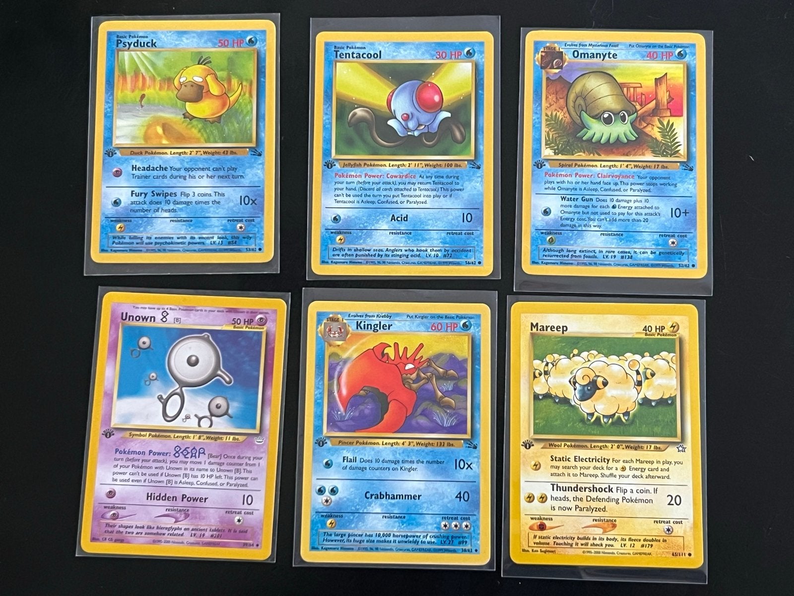 Vintage pokemon kaarten first edition, Hobby en Vrije tijd, Verzamelkaartspellen | Pokémon, Ophalen of Verzenden, Zo goed als nieuw