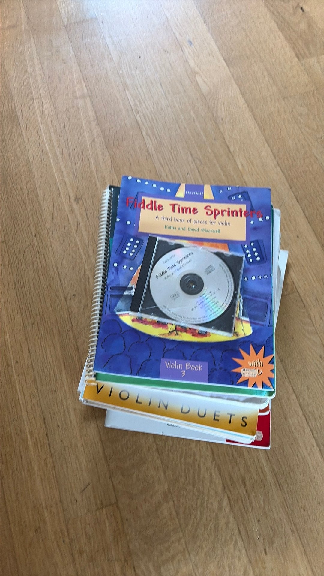 Grote stapel vioolboeken voor de beginnende violist, Gebruikt, Klassiek, Les of Cursus, Ophalen of Verzenden