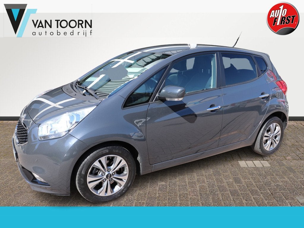 Kia Venga 1.6 CVVT ExecutiveLine Automaat. Trekhaak, navigat, Auto's, Kia, 15 km/l, Gebruikt, 4 cilinders, Leder en Stof