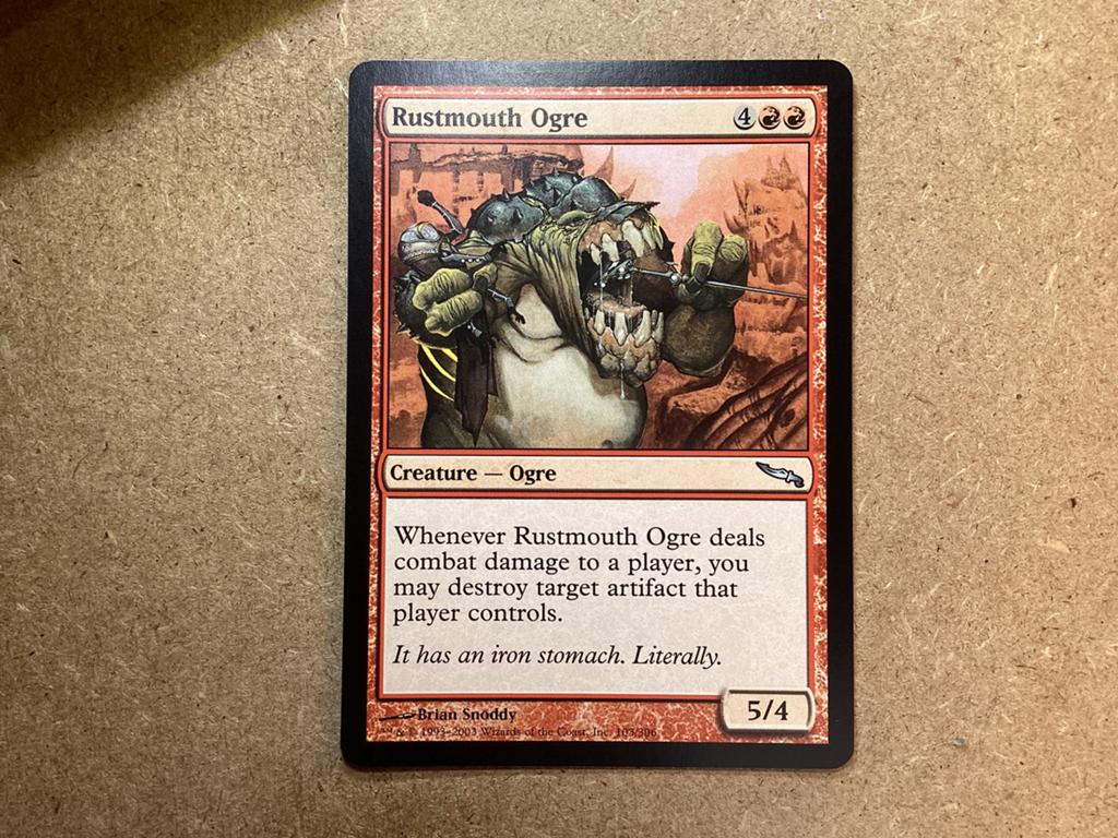 1x Rustmouth Ogre [103/306] (Near Mint), Ophalen of Verzenden, Zo goed als nieuw, Losse kaart